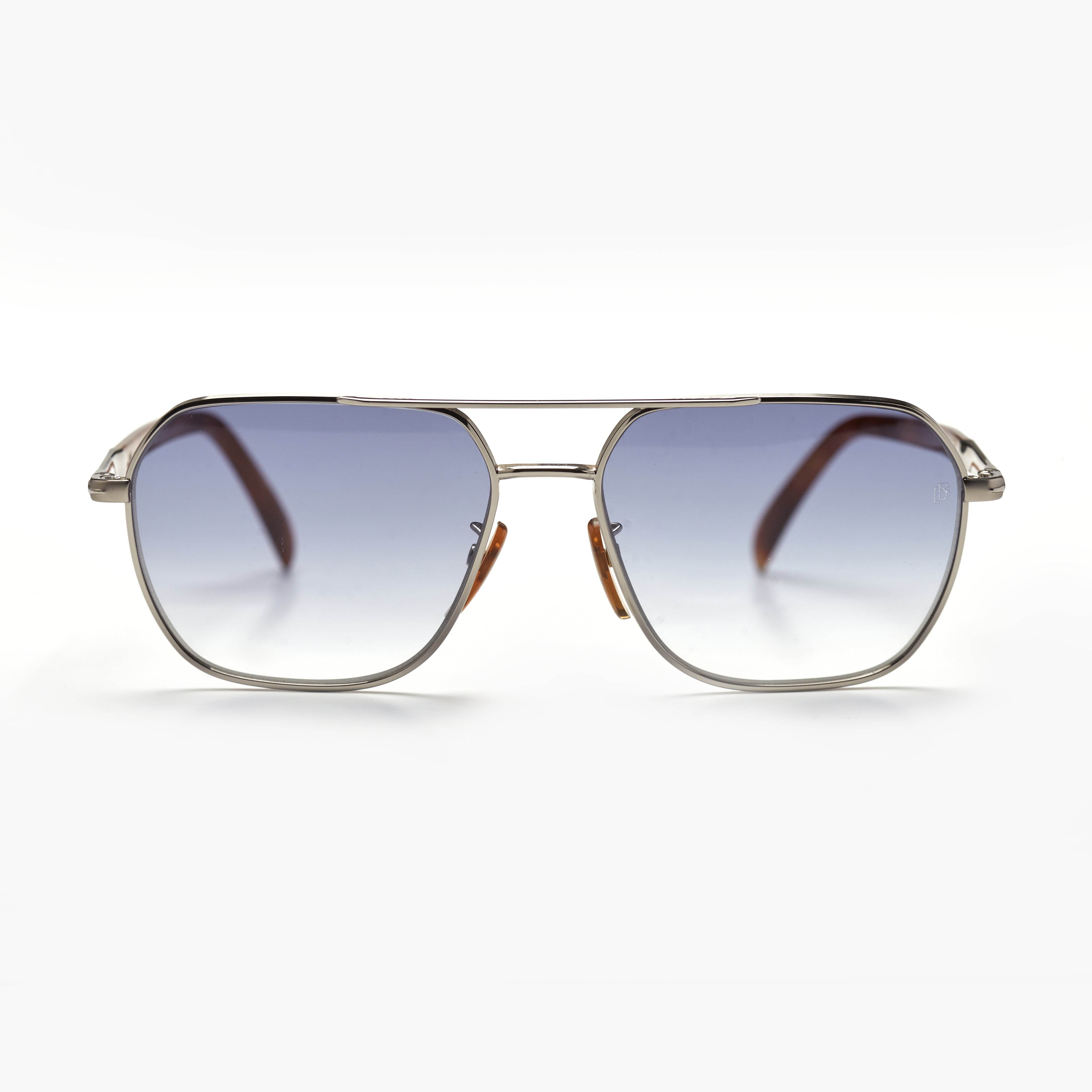 David Beckham 1128/G/S – Argent & Havane Métal (Homme)